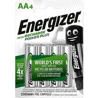 Energizer Power Plus Recharge Battery AA X 4s