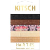 Kitsch Hair Ties Nude Floral