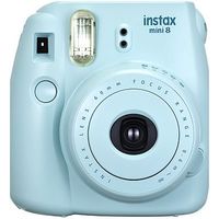 Fujifilm Instax Mini 8 Camera In Blue Plus 10 Instant Film Shots