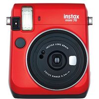 Fujifilm Instax Mini 70 Camera In Passion Red Plus 10 Instant Film Shots