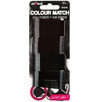 Scunci Colour Match Black Bobby Pins 60s