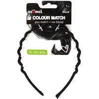 Scunci Colour Match Tooth Headband Black
