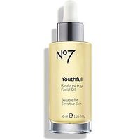 No7 Youthful Replenishing Facial Oil.
