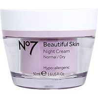 No7 Beautiful Skin Night Cream Normal/Dry 50ml