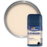 Dulux Bathroom Magnolia Soft Sheen Emulsion Paint 50ml Tester Pot