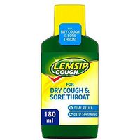 Lemsip Cough For Dry Cough & Sore Throat 180ml