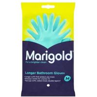 Marigold Medium Bathroom & Household Rubber Gloves Of 1