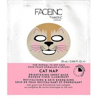Face Inc By Nails Inc Facial Sheet Mask CAT NAP Revitalising & Fatigue Fighting