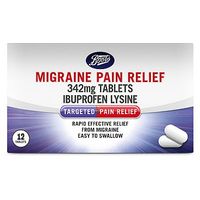 Boots Pharmaceuticals Migraine Pain Relief Tablets - 12 Tablets