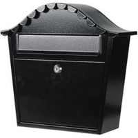 The House Nameplate Company Black Letterbox (H)380mm (W)330mm