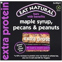 Eat Natural Bars With Benefits Maple Syrup, Pecans & Peanuts 3 X 45g