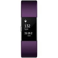 Fitbit Charge 2 Heart Rate & Fitness Wristband - Plum Large