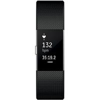 Fitbit Charge 2 Heart Rate & Fitness Wristband - Black Small