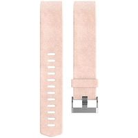 Fitbit Charge 2 Leather Accessory Band - Pink Blush Small