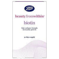 Boots Beauty From Within Biotin - 900ug 30s