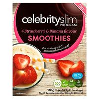 Celebrity Slim Strawberry & Banana Smoothie - 4 Sachets
