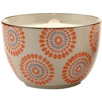 Paddywax Boheme Hand Painted Ceramic Bowl Candle Blood Orange And Bergamot 355g