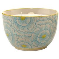 Paddywax Boheme Hand Painted Ceramic Bowl Candle Jasmine And Bamboo 355g