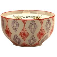 Paddywax Boheme Hand Painted Ceramic Bowl Candle Passionfruit And Guava 198g