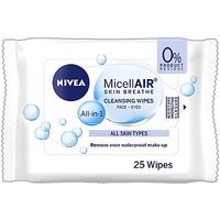 Nivea Daily Essentials 3 In 1 Cleansing Micellar Wipes All Skin Types 25 Wipes