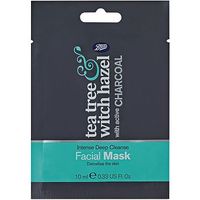 Boots Tea Tree & Witch Hazel Charcoal Face Mask 10ml