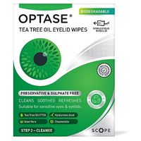 Optase TTO Lid Wipes - 20 Pack