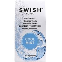 Swish To Go Cool Mint 6 X 2g Sachet