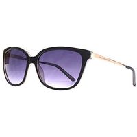 French Connection Woman Square Metal Temple Sunglasses