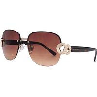 Carvela Semi Rimless Metal Sunglasses