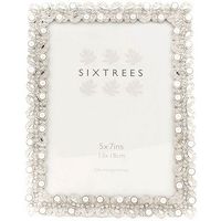 Sixtrees Beatrice 7x5 Ornate Silver Photo Frame