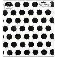 Mono Polka Dot Black And White Album - 7x5