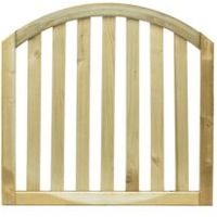 Grange Planed Timber Dome Gate (H)900mm (W)900mm