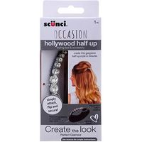 Scunci Occasions Hollywood Half Updo Silver