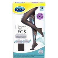 Scholl Light Legs Compression Tights 20 Den Black Extra Large