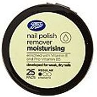 Boots Moisturising Nail Polish Remover Pads 25