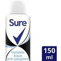 Sure Women Invisible Aqua Anti-perspirant Deodorant Aerosol 150ml