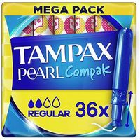 Tampax Compak Pearl Tampons Regular 36s