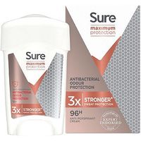 Sure Women Maximum Protection Antibacterial Odour Protection Anti-perspirant Deodorant Cream 45ml