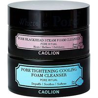 Caolion Pore Tightening Hot And Cool Foam Cleansing Duo
