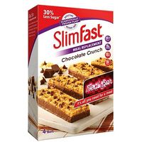 SlimFast Meal Replacement Chocolate Crunch Meal Bar 4 X 60g