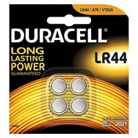 Duracell Specialty Type LR44 Alkaline Coin Battery, Pack Of 4