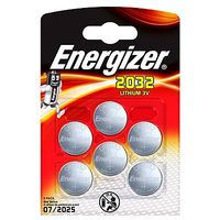 Energizer Battery CR2032 6 Pack