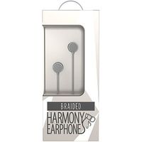 Harmony Headphones Braided Silver
