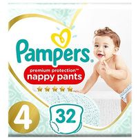 Pampers Premium Active Fit Nappy Pants, Size 4, 8-14Kg, 32 Nappies