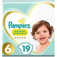 Pampers Premium Protection Size 6, 15+kg, 19 Nappies