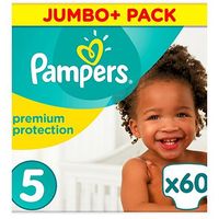 Pampers Premium Protection Size 5, 11kg-23kg, 60 Nappies