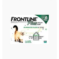 Frontline Plus Spot-on Cat - 6 X Pipettes