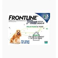 Frontline Plus Spot-On Dog M - 3 X Pipettes