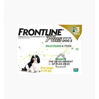 Frontline Plus Spot-On Dog S - 3 X Pipettes