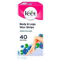 Veet 40 Wax Strips Maxi Format - Sensitive Skin